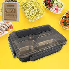 4 Compartment Insulated Lunch Box Stainless Steel |Tiffin Box for Boys, Girls, School & Office Men for Microwave & Dishwasher & Freezer Safe Adult Children Food Container (1 Pc)