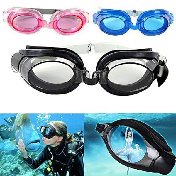 Swimming goggles with ear and nose plugs