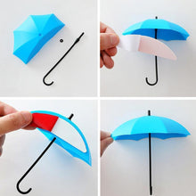 Bright umbrella key holder with multiple colors