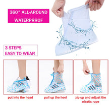 Waterproof shoe covers for rain and snow, suitable for kids and adults