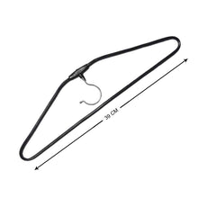 Set of ten wardrobe hangers