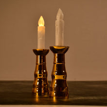 Set of 2 LED flameless candles, decorative light for events