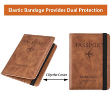 Passport Holder Cover PU Leather Travel Wallet case (1 Pc / 15×11 Cm)