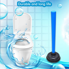 Toilet plunger with suction cup, functional design