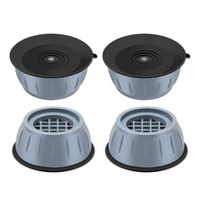 Anti vibration pads with suction cups for reducing appliance noise