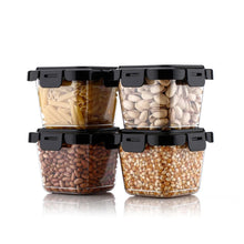 Plastic Food Storage Containers with Lid (4 Pcs Set / 500 ML)