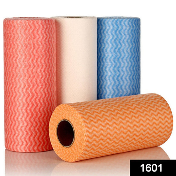 Non Wooven Fabric Disposable Handy Wipe Cleaning Cloth Roll, Tissue Roll (1Pc)