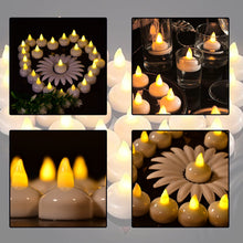 Battery-operated floating candles for home or event decoration