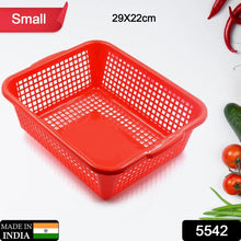 Plastic 1 Pc Kitchen Small Size Dish Rack Drainer Vegetables and Fruits Washing Basket Dish Rack Multipurpose Organizers (29x22CM Mix Color)