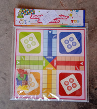 Board game with two sides, featuring Ludo and ladder games for kids and families