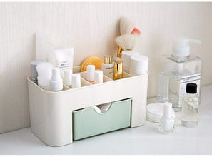 Multi-purpose girl-design box for keeping makeup, cutlery, or accessories neatly stored.