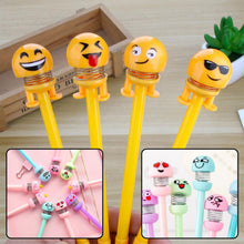 Fun emoji pencil and pen set for creative writing and drawing