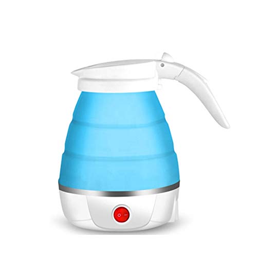 Collapsible silicone electric kettle, compact for travel